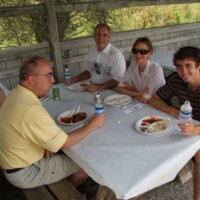 Gary Sergent's parents enjoyed their meal with the Bowens.